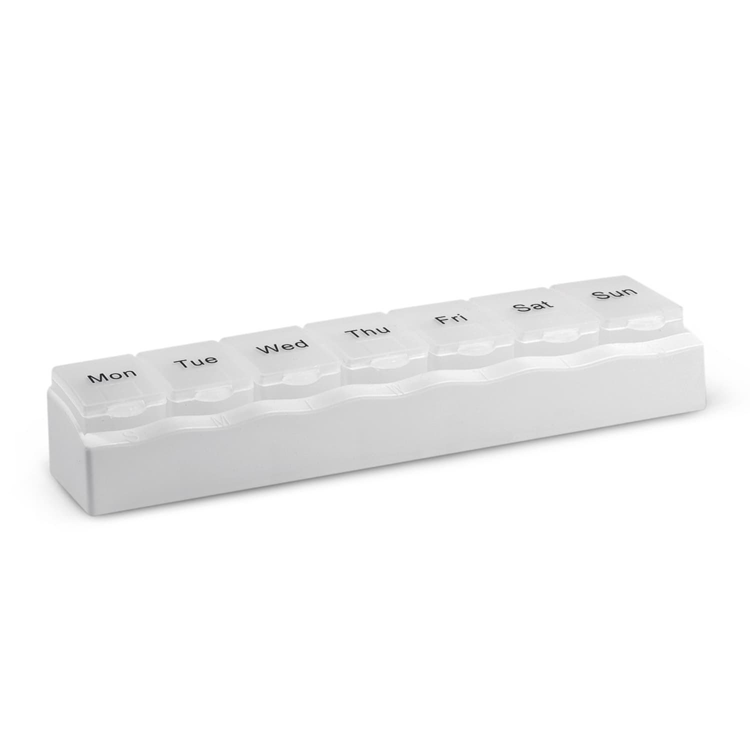 Medication Organiser · White/Frosted Clear · front