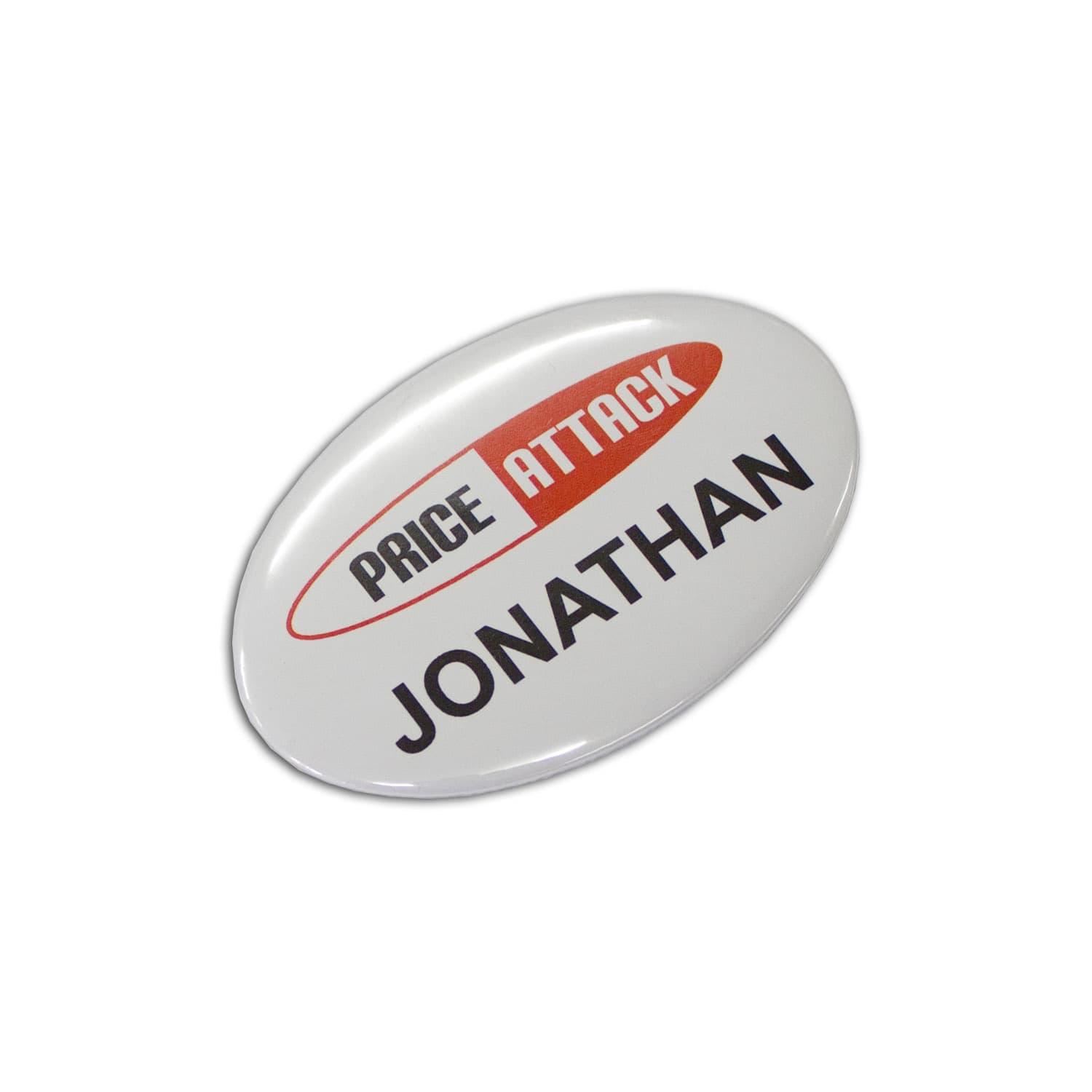 Button Badge Oval - 65 x 45mm · Product view