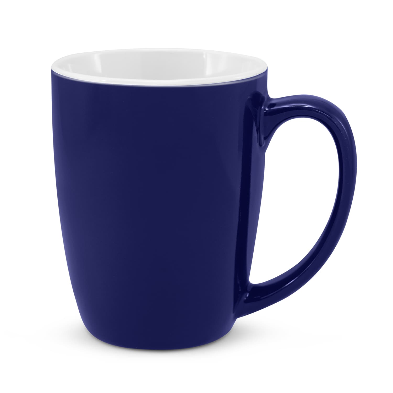 Sorrento Coffee Mug 330ml · Dark Blue (White Inside) · colour reference