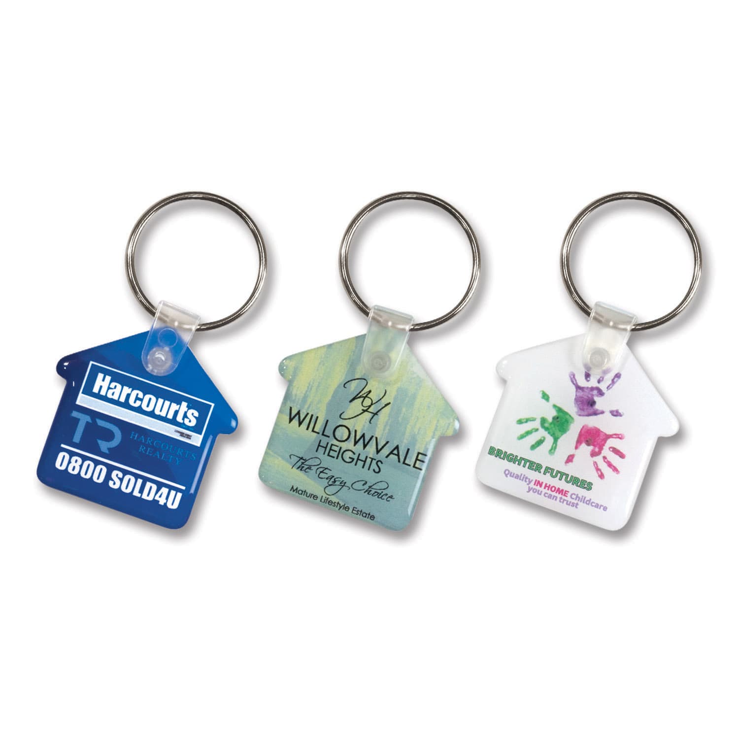 Flexi Resin Key Ring - House · Product view