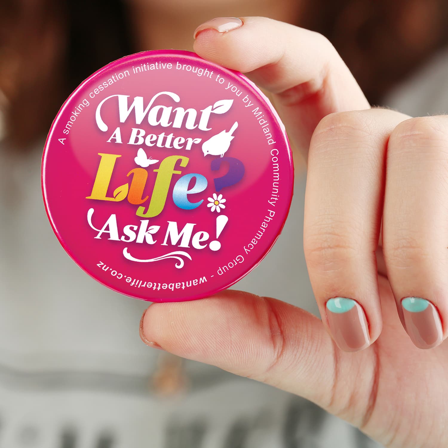 Button Badge Round - 90mm · Product view