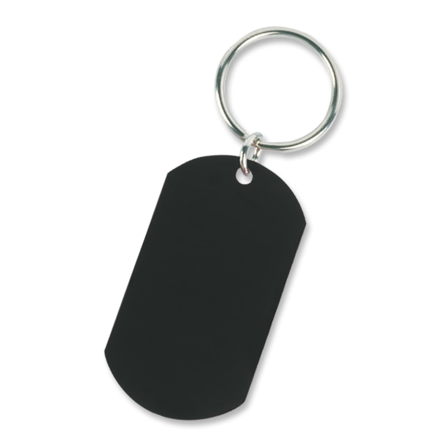 Lotus Key Ring · Black · front