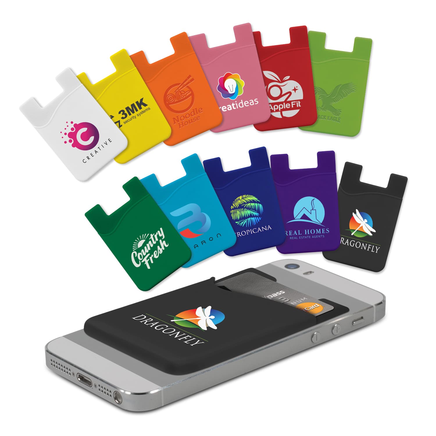 Silicone Phone Wallet · Product view