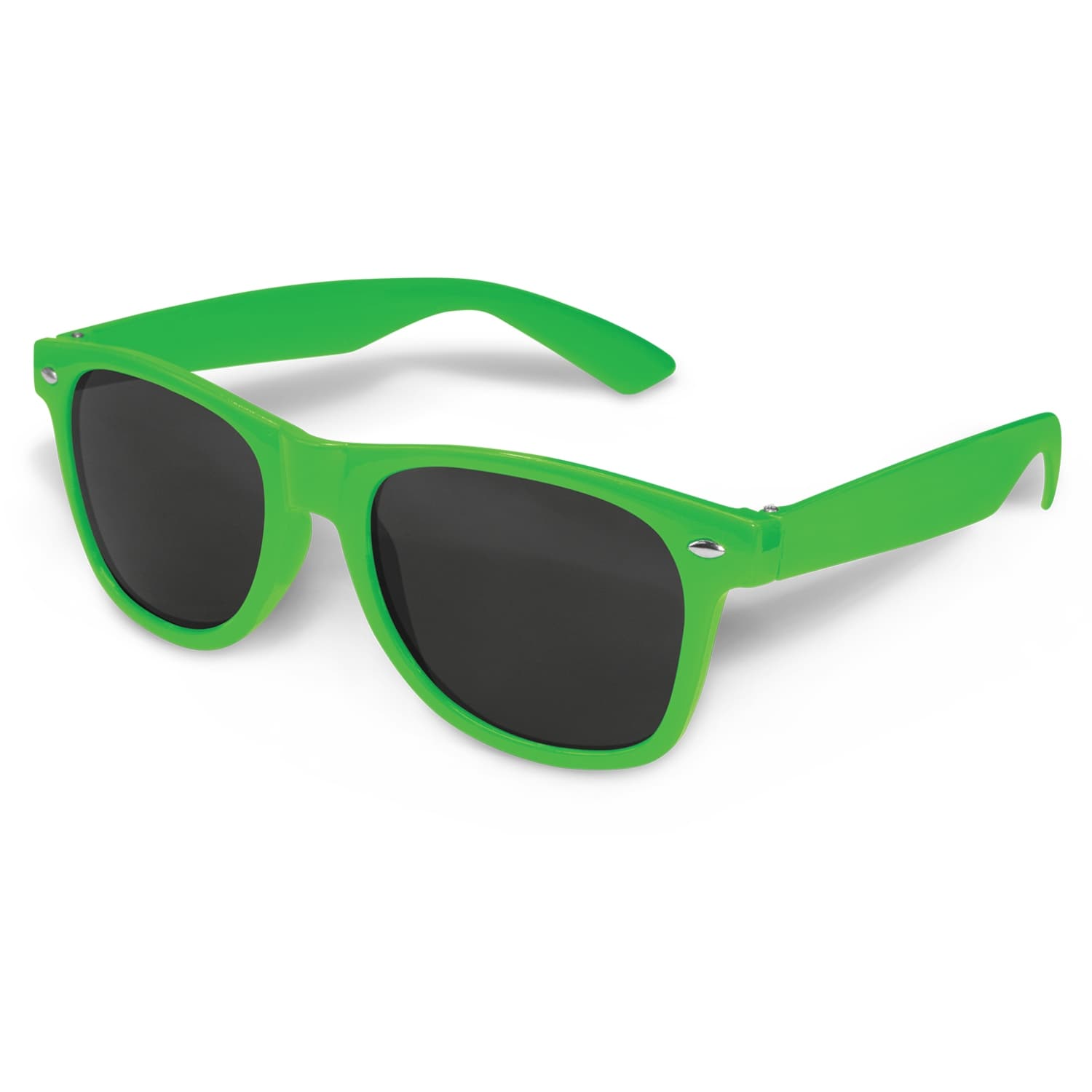 Malibu Premium Sunglasses · Bright Green · front