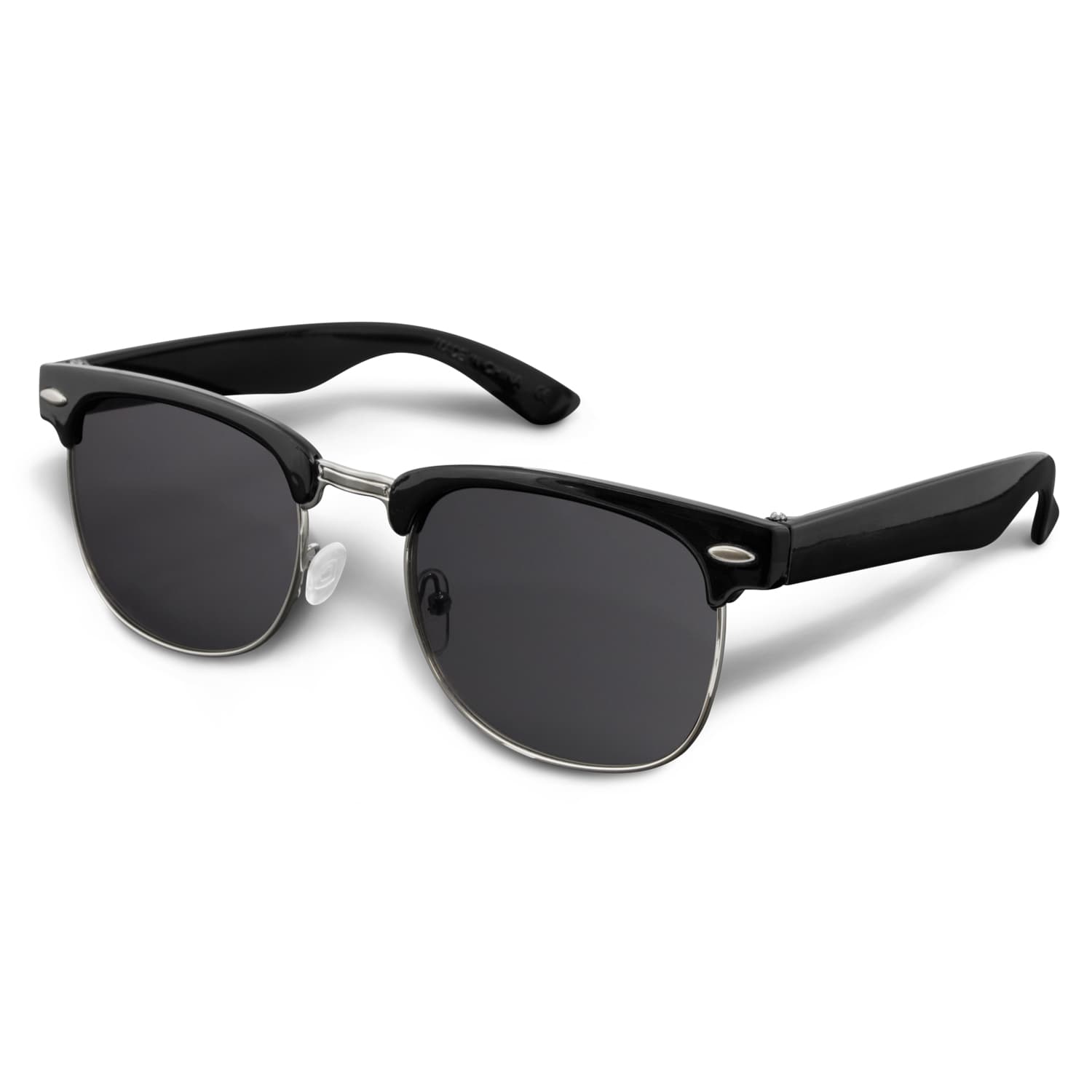 Maverick Sunglasses · Black With Black Lens · front