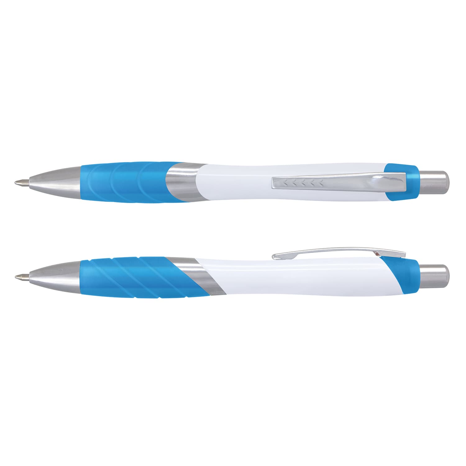 Borg Pen White Barrel · White/Light Blue · colour reference