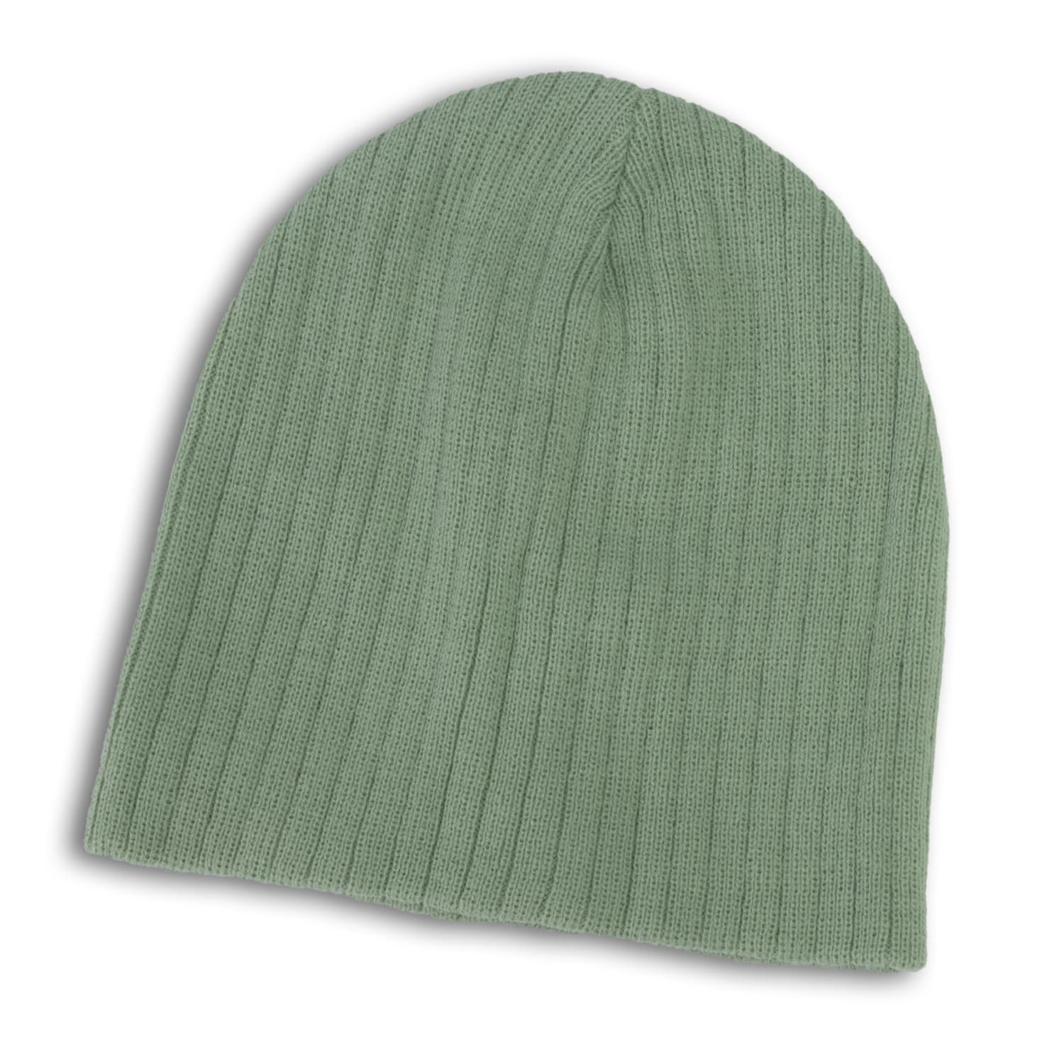Nebraska Cable Knit Beanie · Sage · colour reference