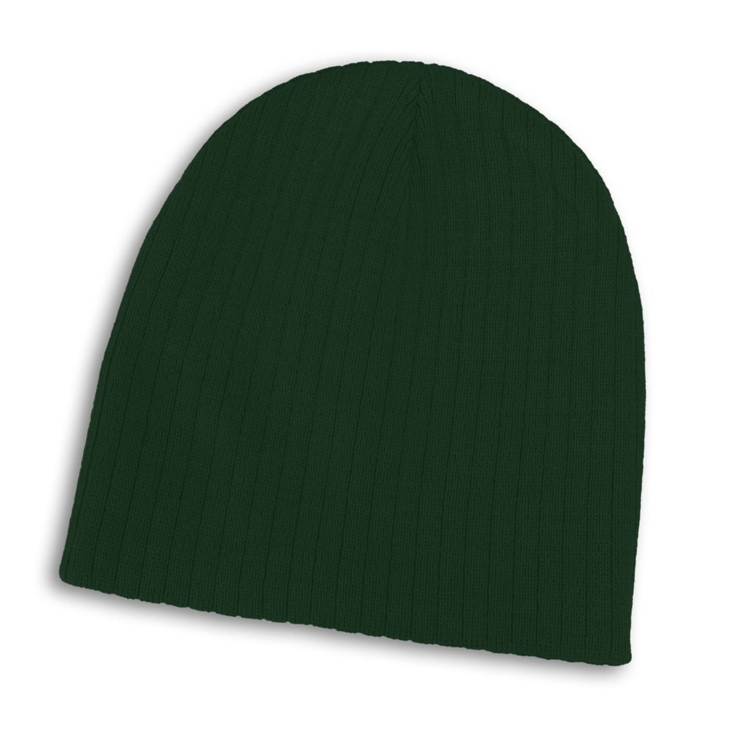 Nebraska Cable Knit Beanie · Forest Green · colour reference