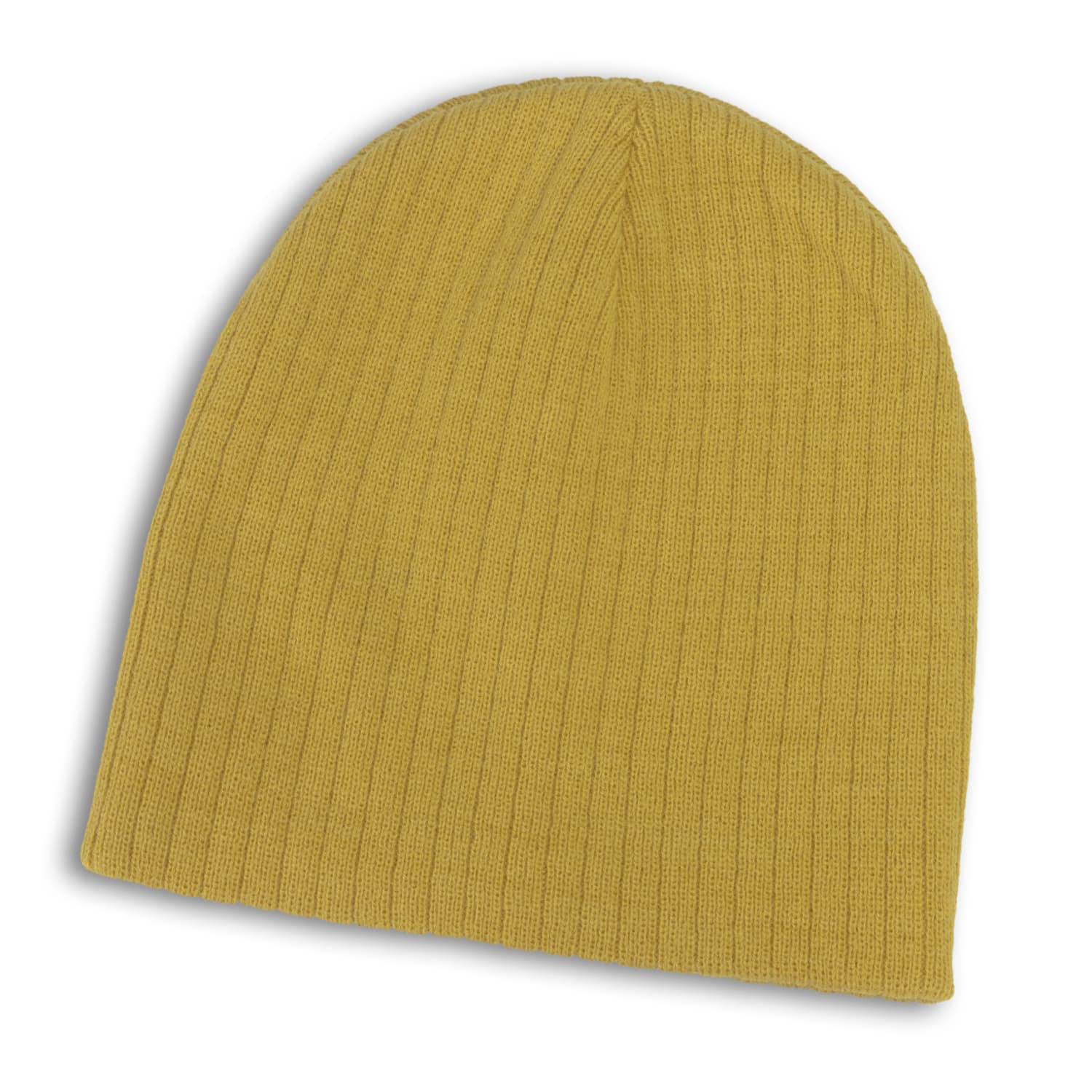 Nebraska Cable Knit Beanie · Mustard · colour reference