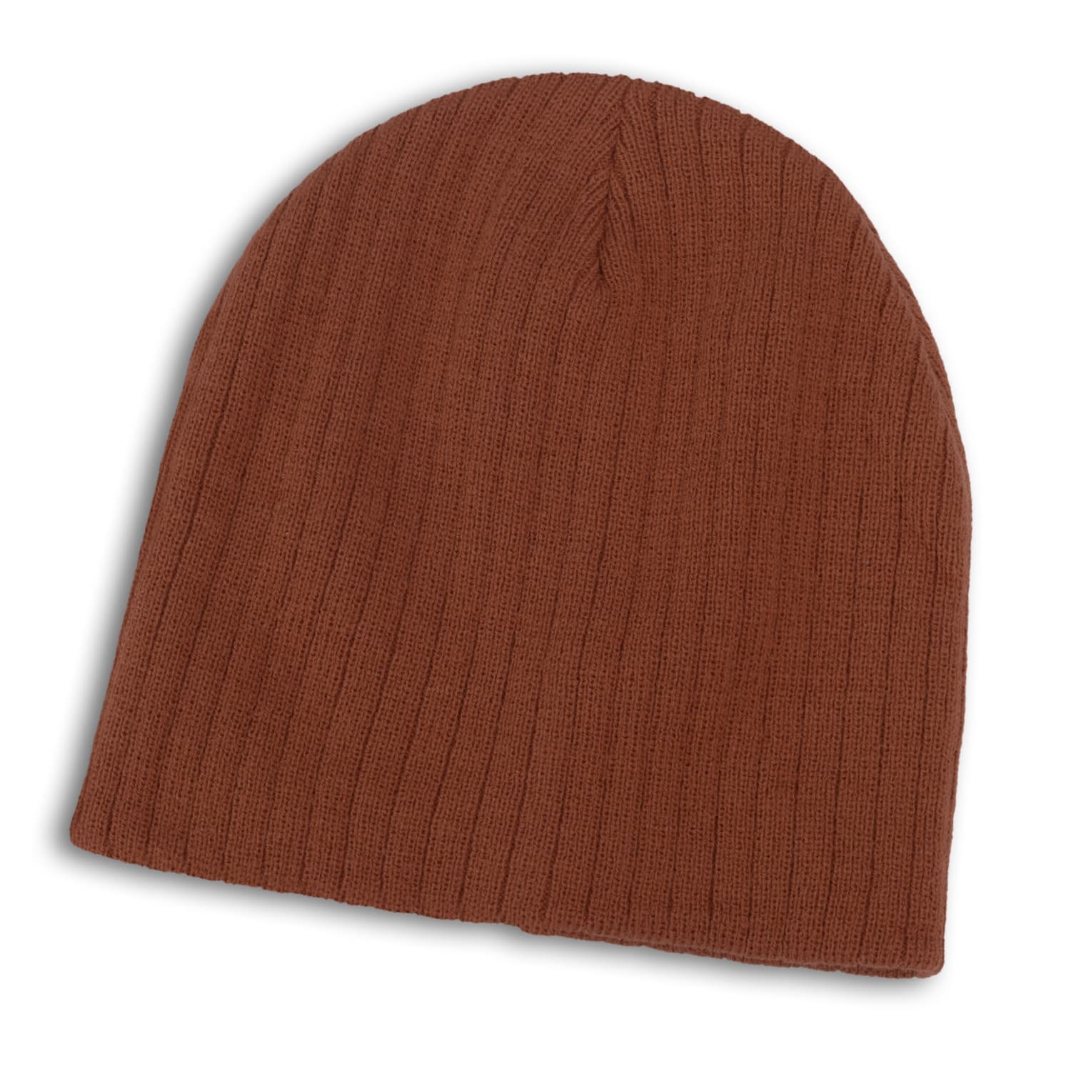 Nebraska Cable Knit Beanie · Rust · colour reference