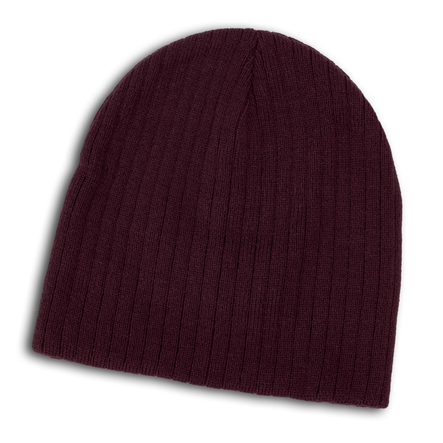 Nebraska Cable Knit Beanie · Plum · colour reference