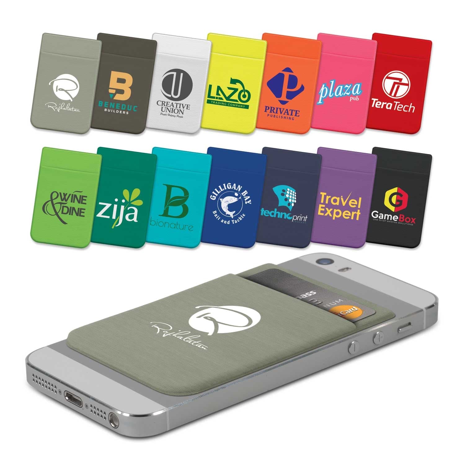 Lycra Phone Wallet - Heat Transfer · Product view