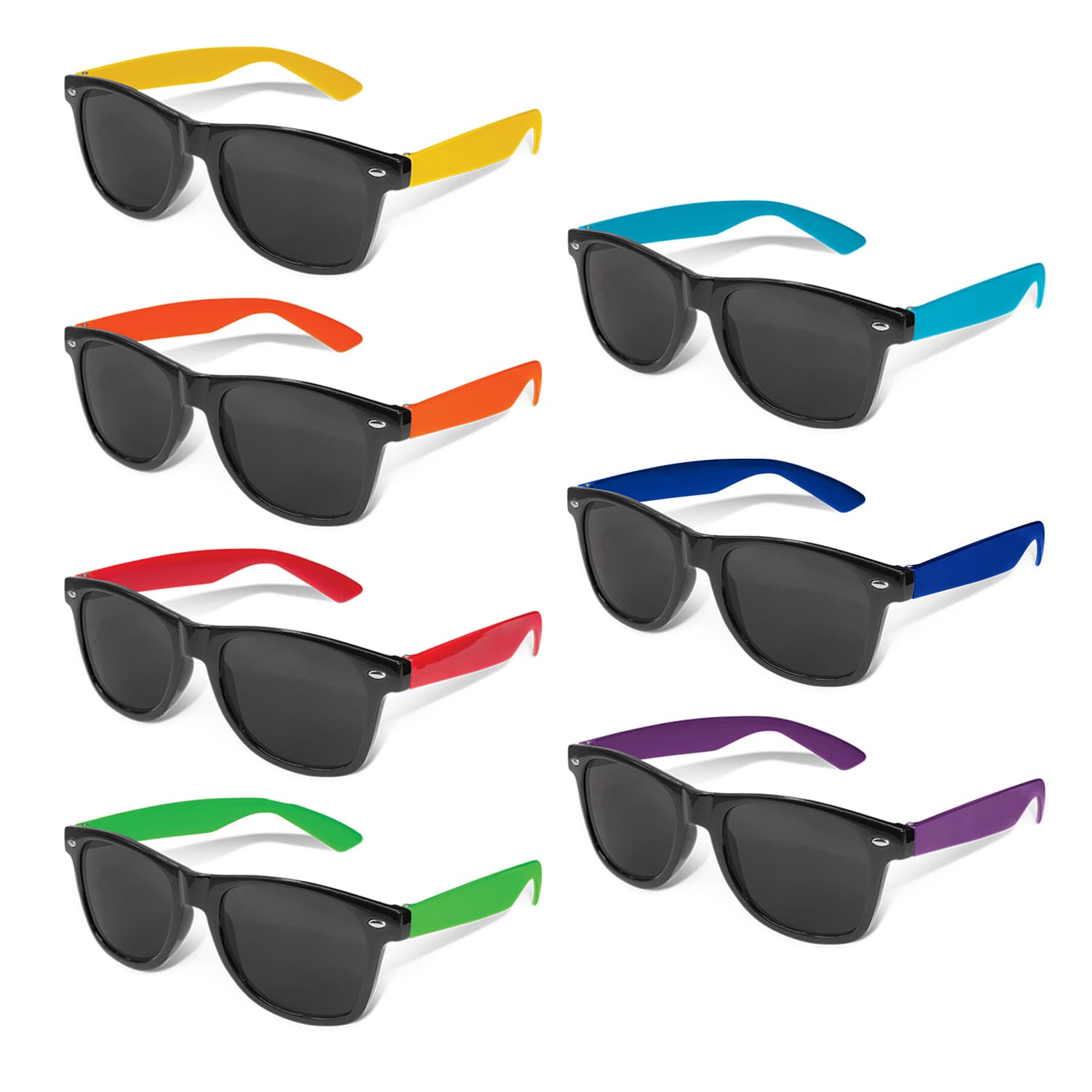 Malibu Premium Sunglasses - Black Frame · Product view