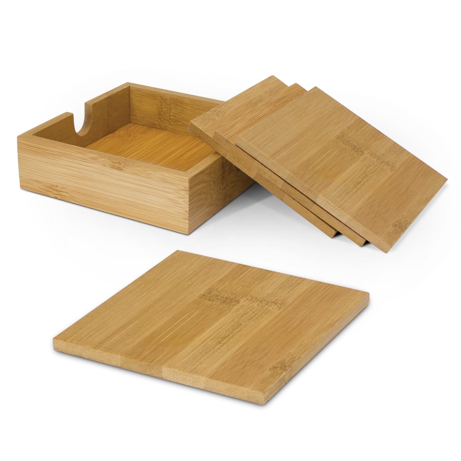 Bamboo Coasters · Natural · front