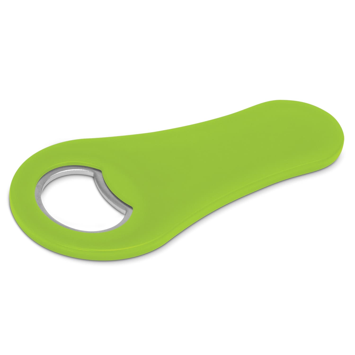 Max Magnetic Bottle Opener · Bright Green · front