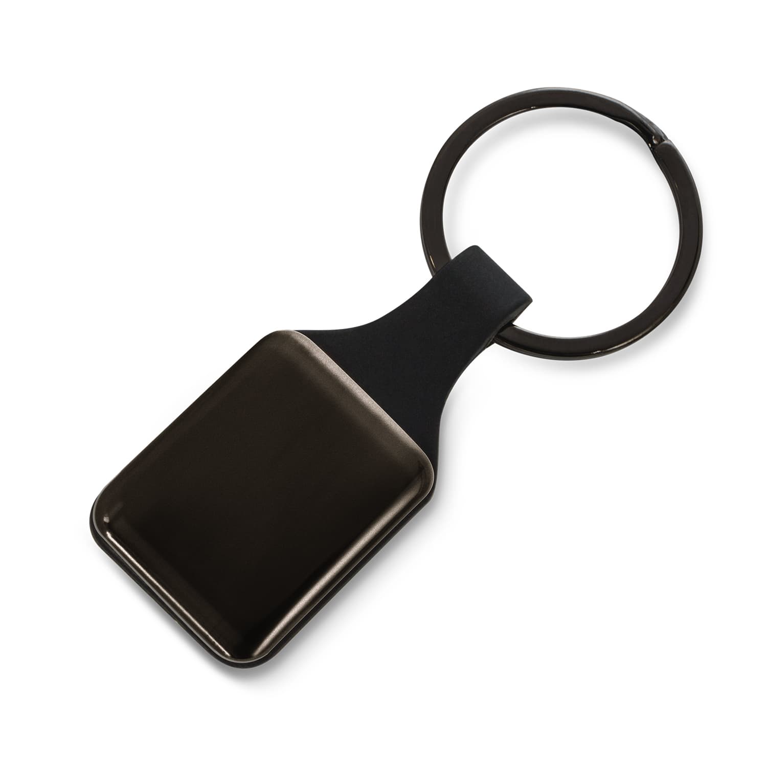 Altos Key Ring - Square · Black/Gunmetal · front