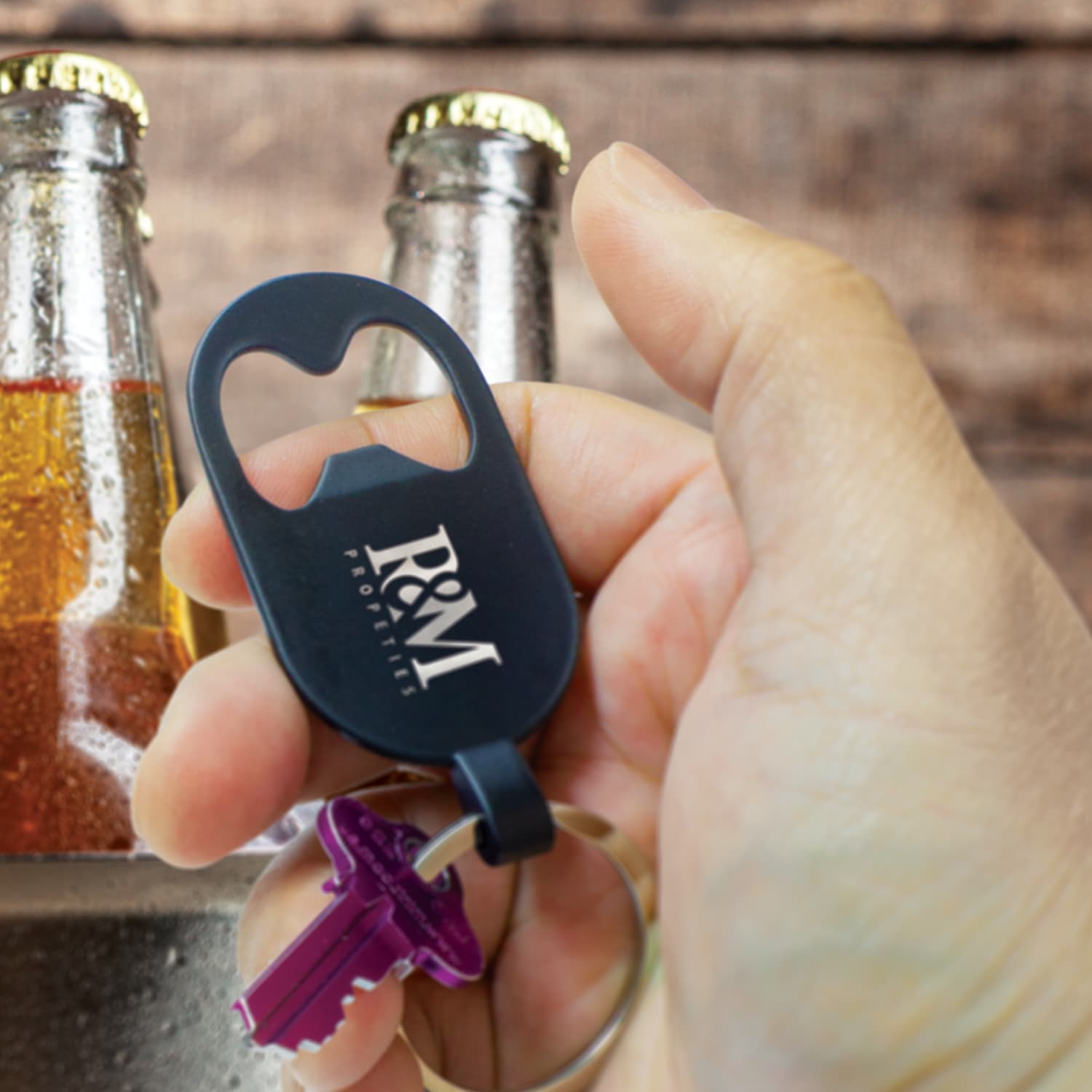 Brio Bottle Opener Key Ring · Product view