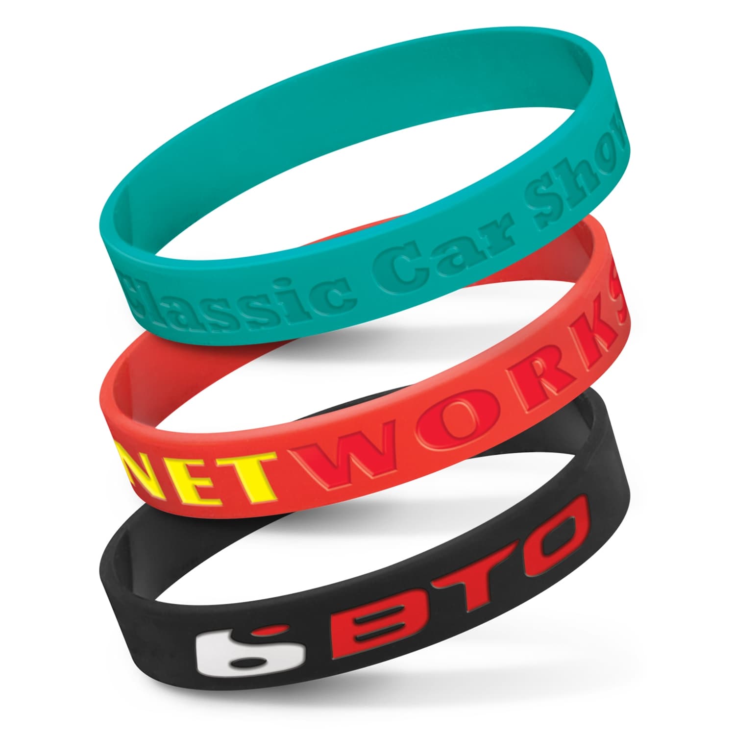 Silicone Wrist Band - Debossed · Product view