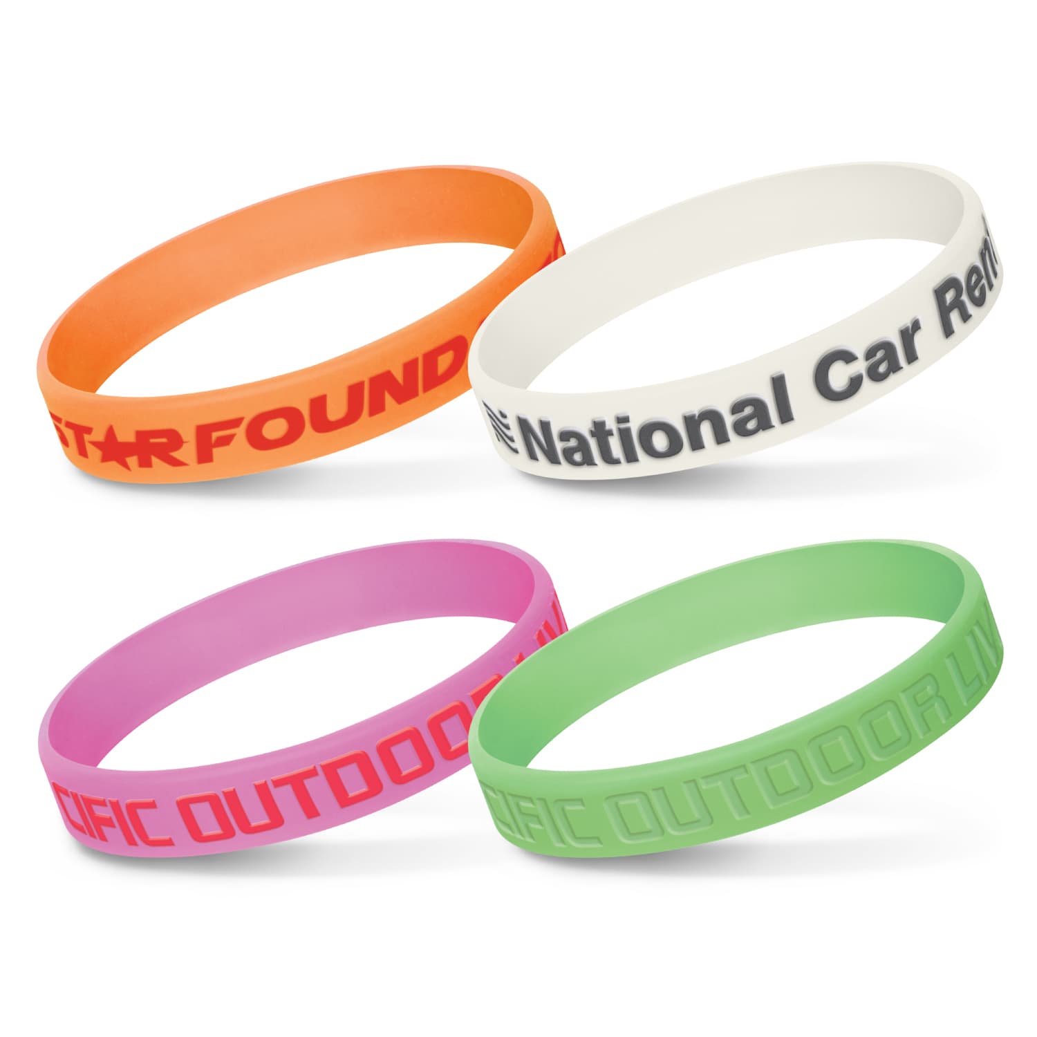 Silicone Wrist Band - Glow in the Dark · Product view