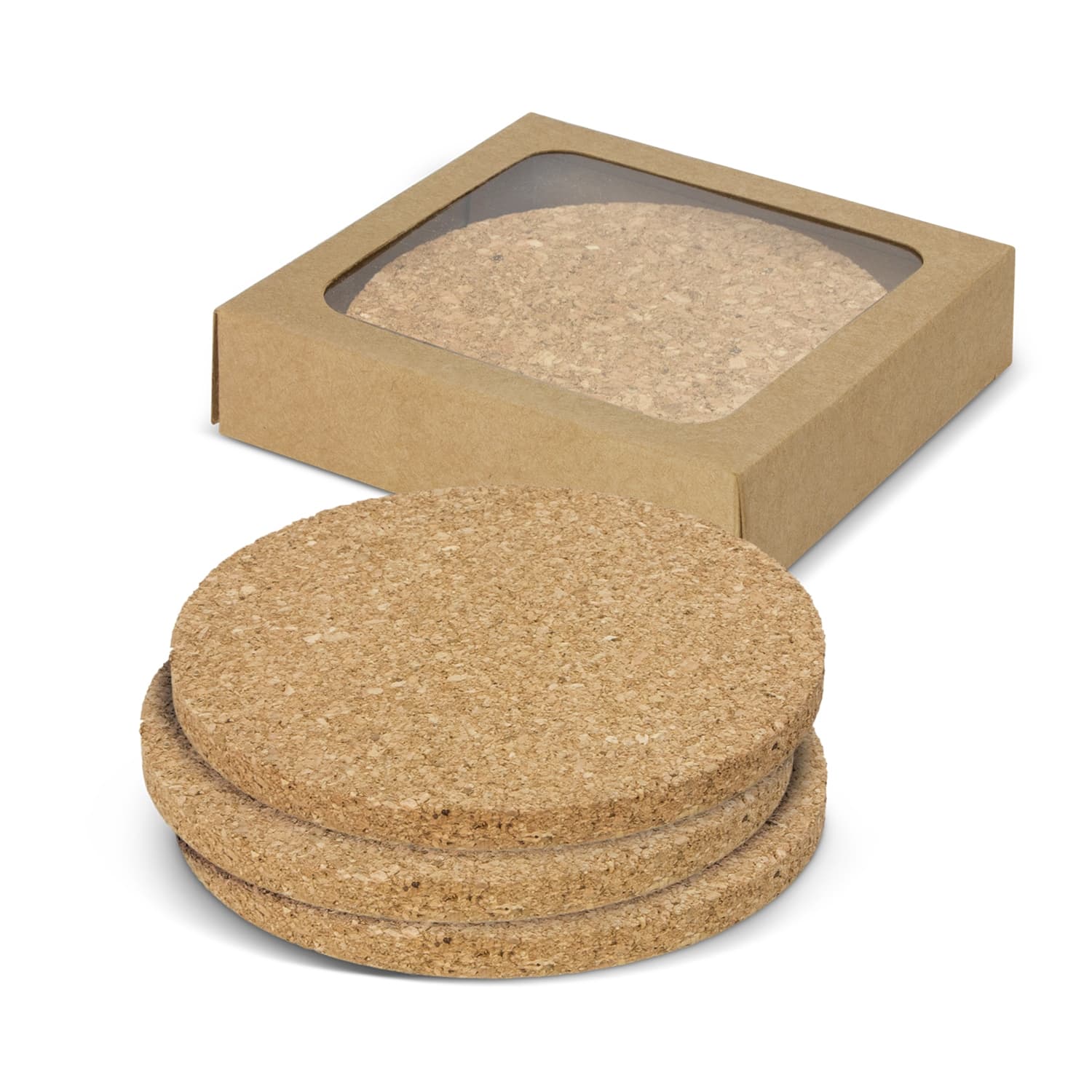 Oakridge Cork Coaster Round - Set of 4 · Product view