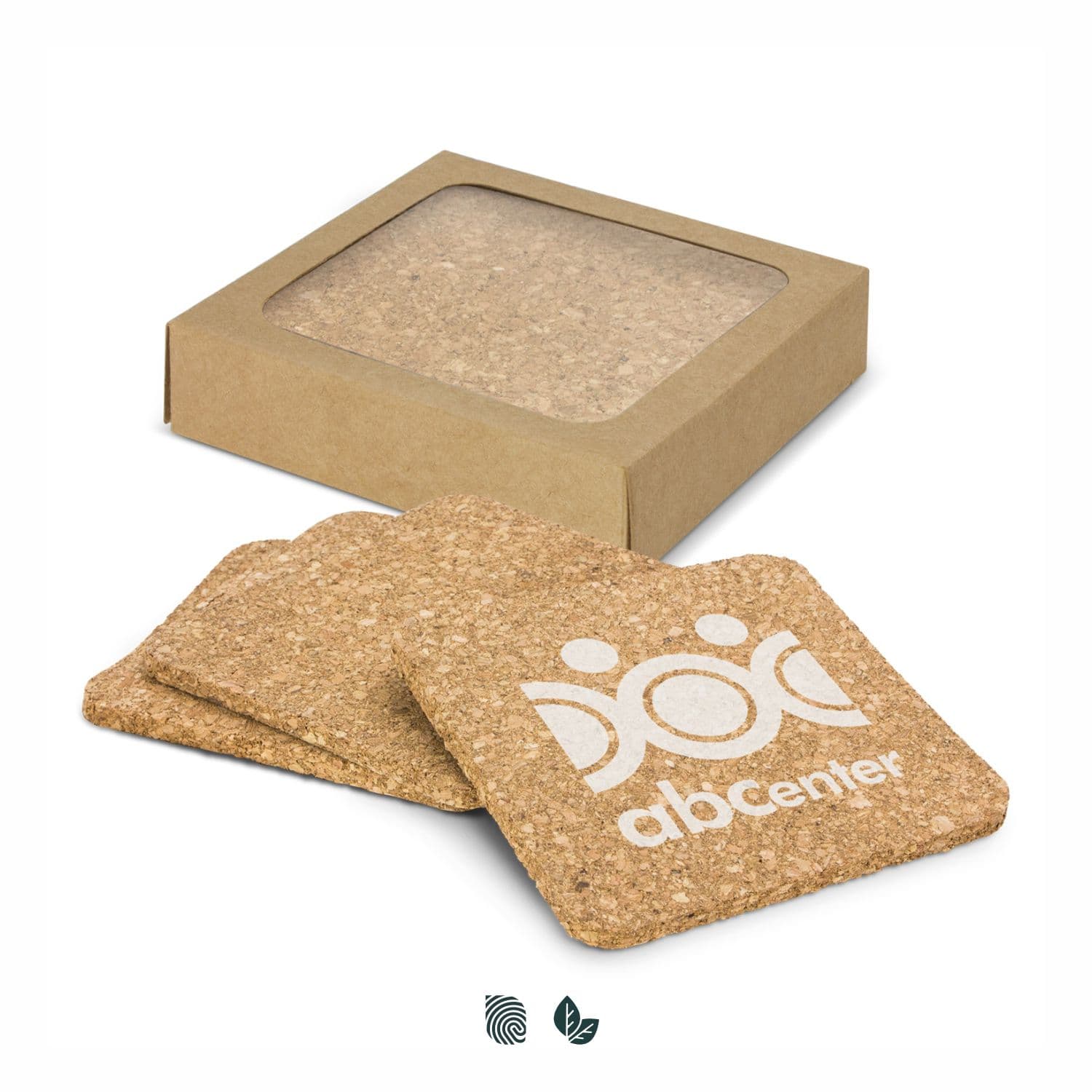 Oakridge Cork Coaster Square - Set of 4 · Product view