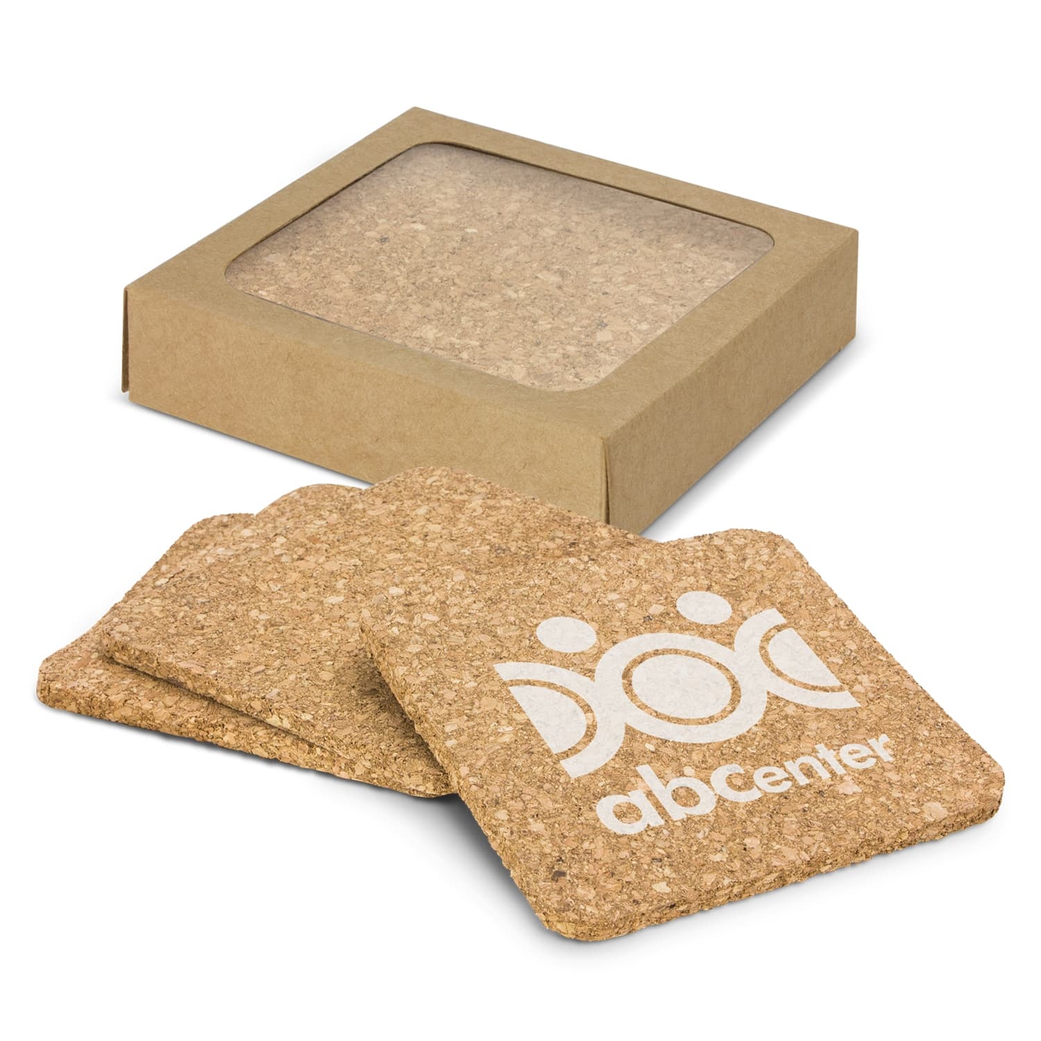 Oakridge Cork Coaster Square - Set of 4 · Product view