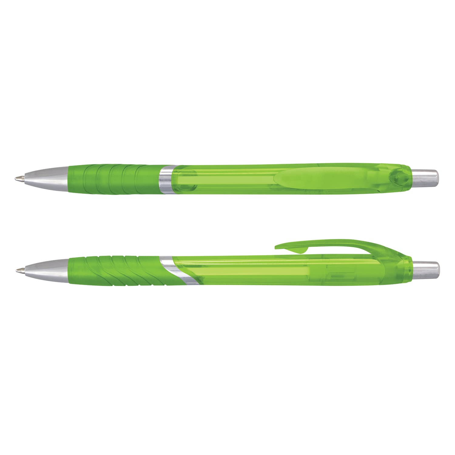 Jet Pen Translucent · Bright Green · colour reference