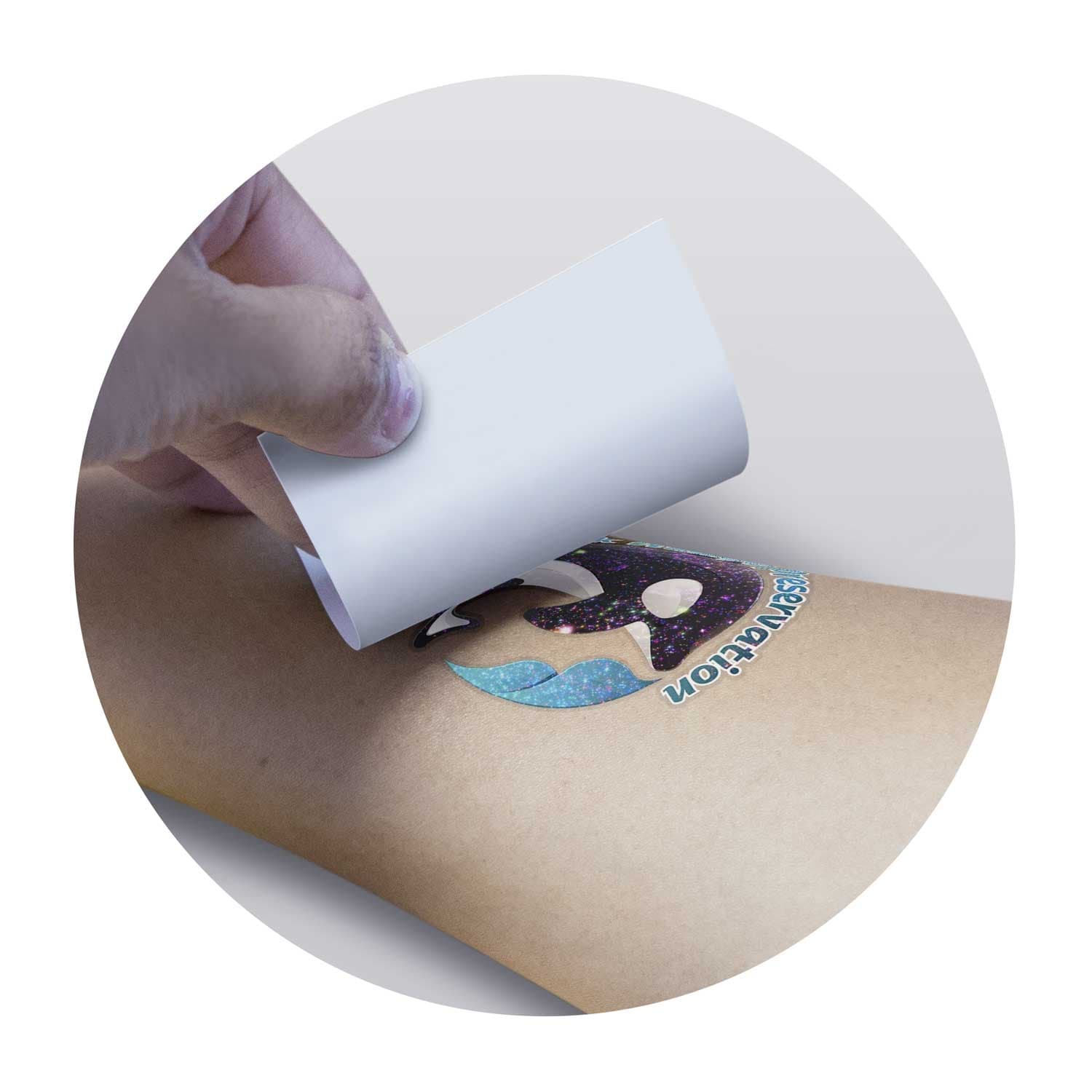Temporary Tattoo Glitter - 51mm x 51mm · Product view