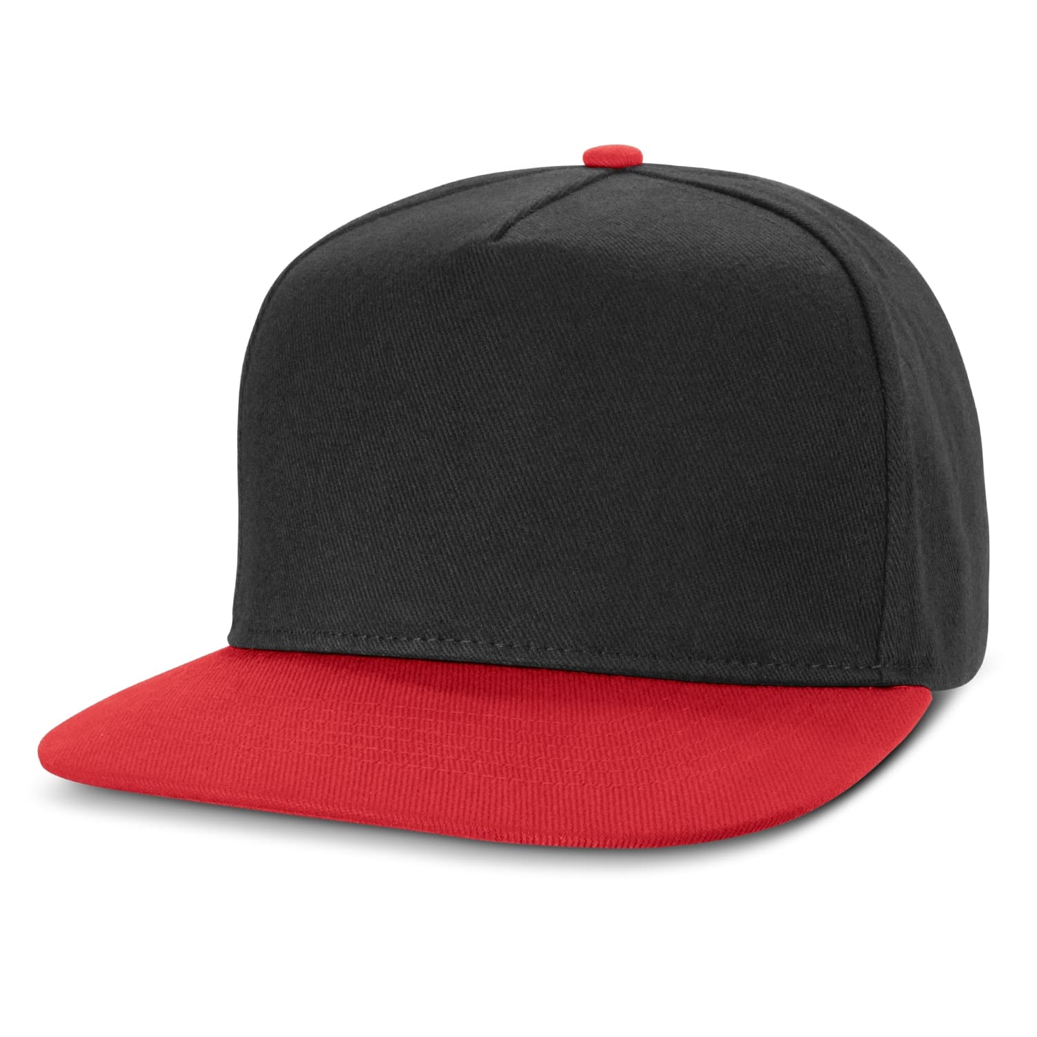 Crusade Flat Peak Cap · Black/Red · colour reference