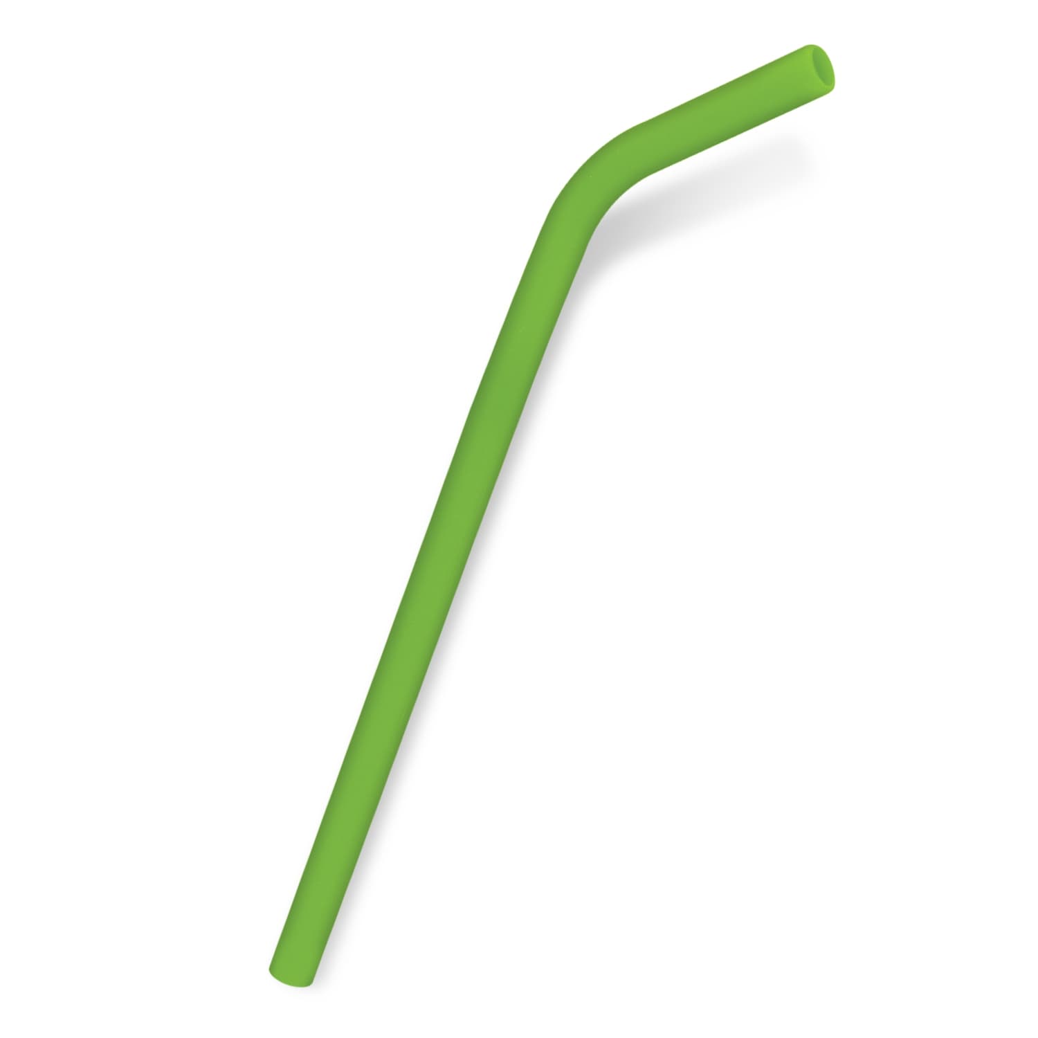 Silicone Straw · Bright Green · front