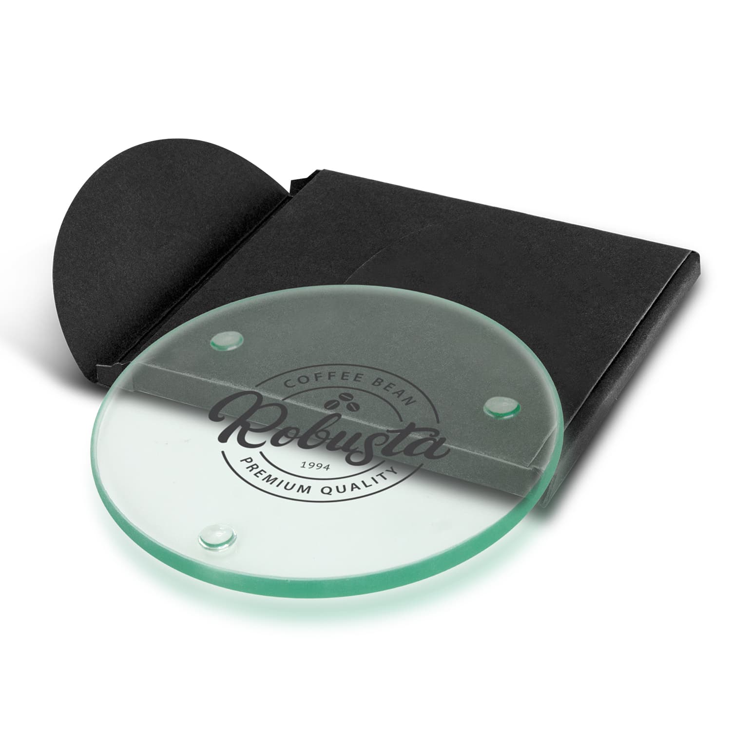 Venice Single Glass Coaster - Round · Product view