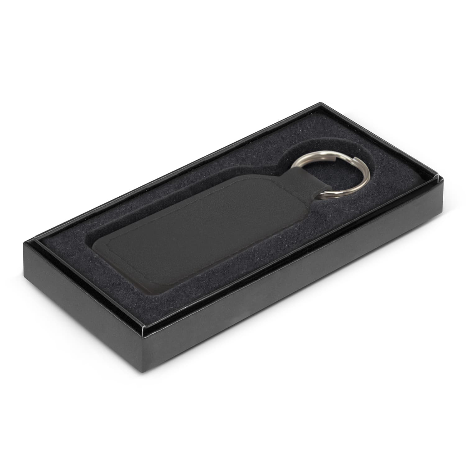 Prince Leather Key Ring  - Rectangle · Product view