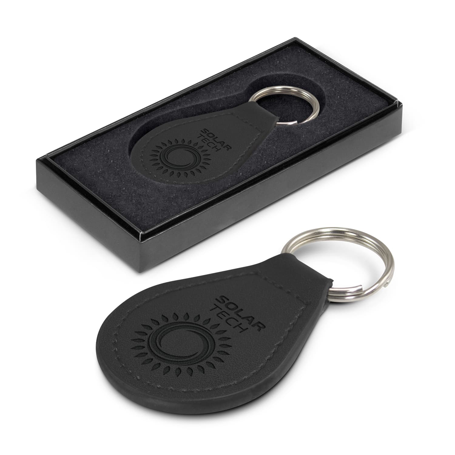 Prince Leather Key Ring - Round · Product view