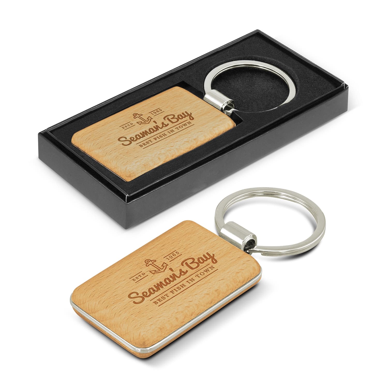 Echo Key Ring - Rectangle · Product view