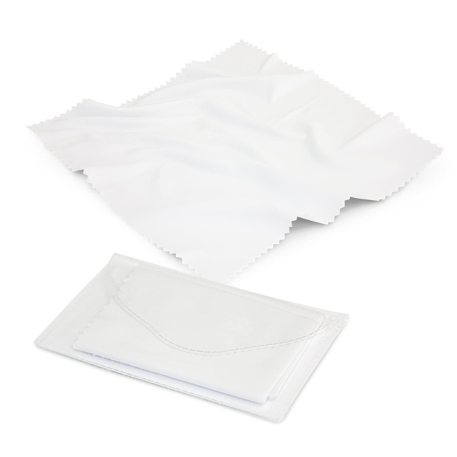 Lens Microfibre Cleaning Cloth · White · front