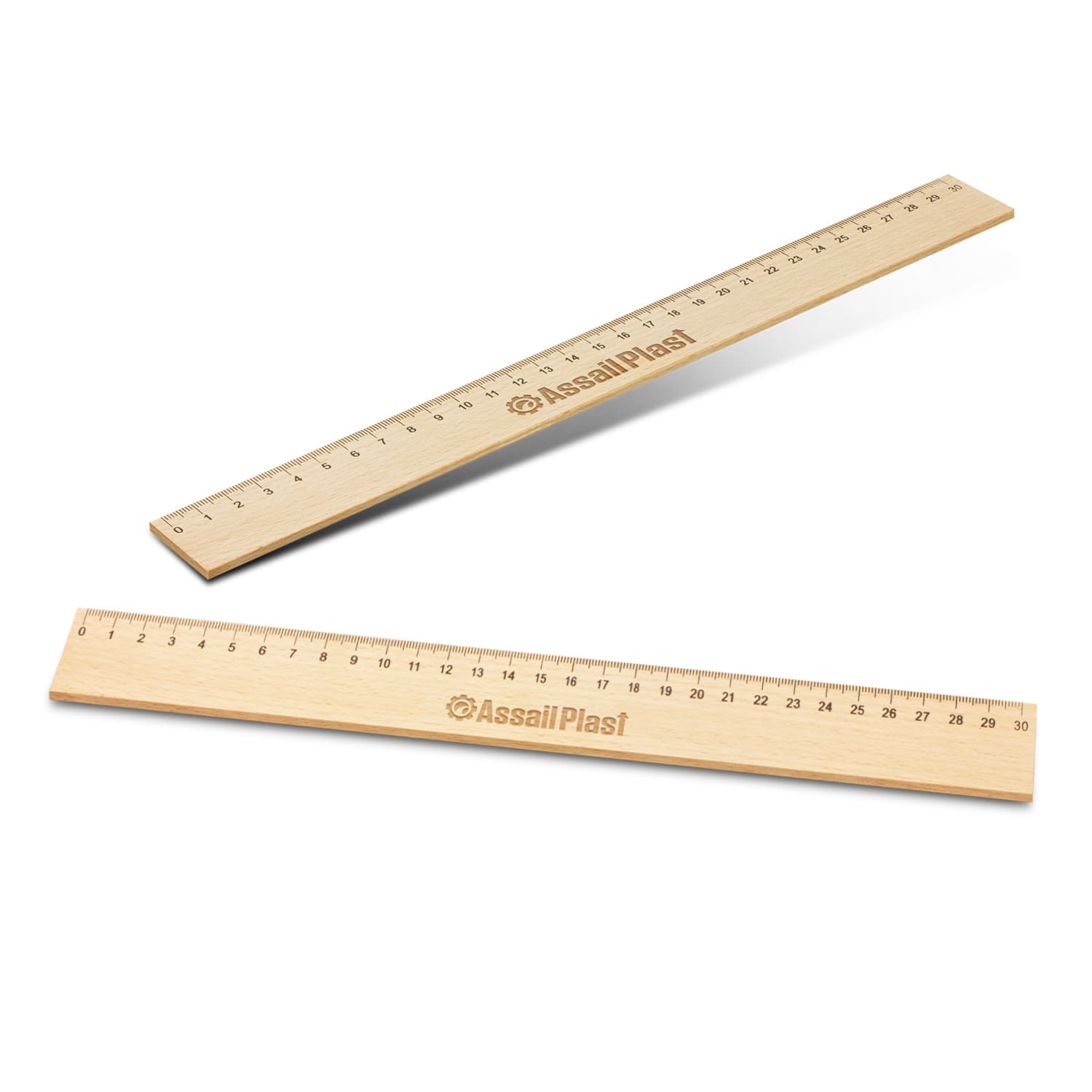 Wooden 30cm Ruler · Product view