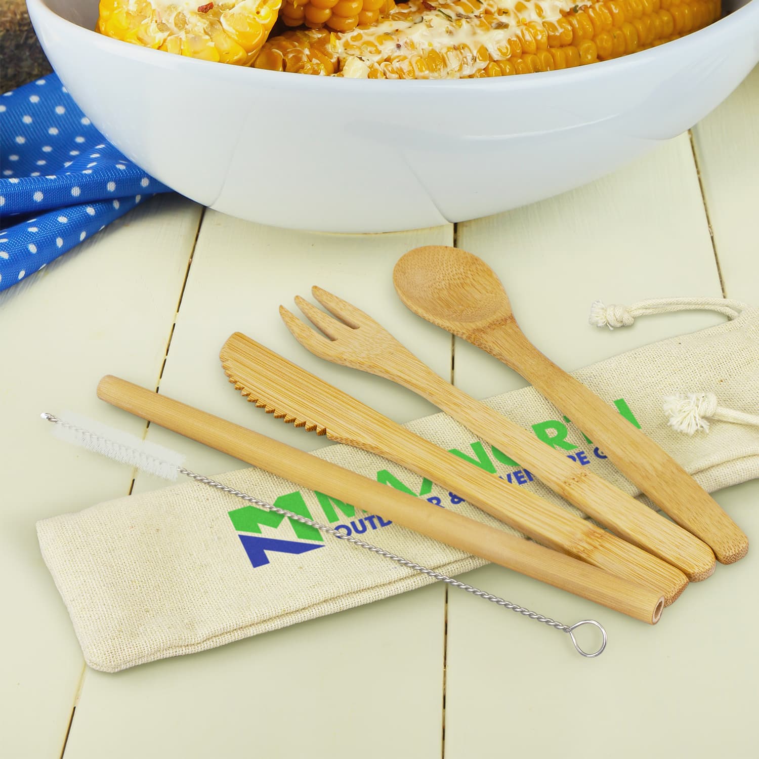 Bamboo Cutlery Set · Product view