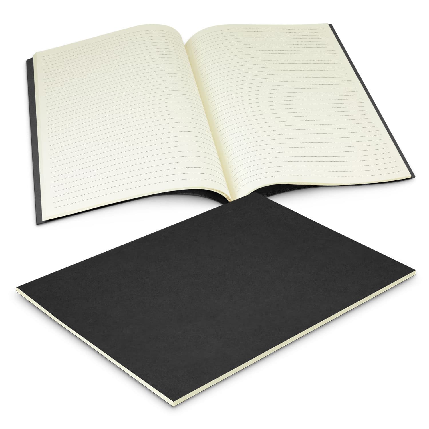 Kora Notebook - Large · Black · front