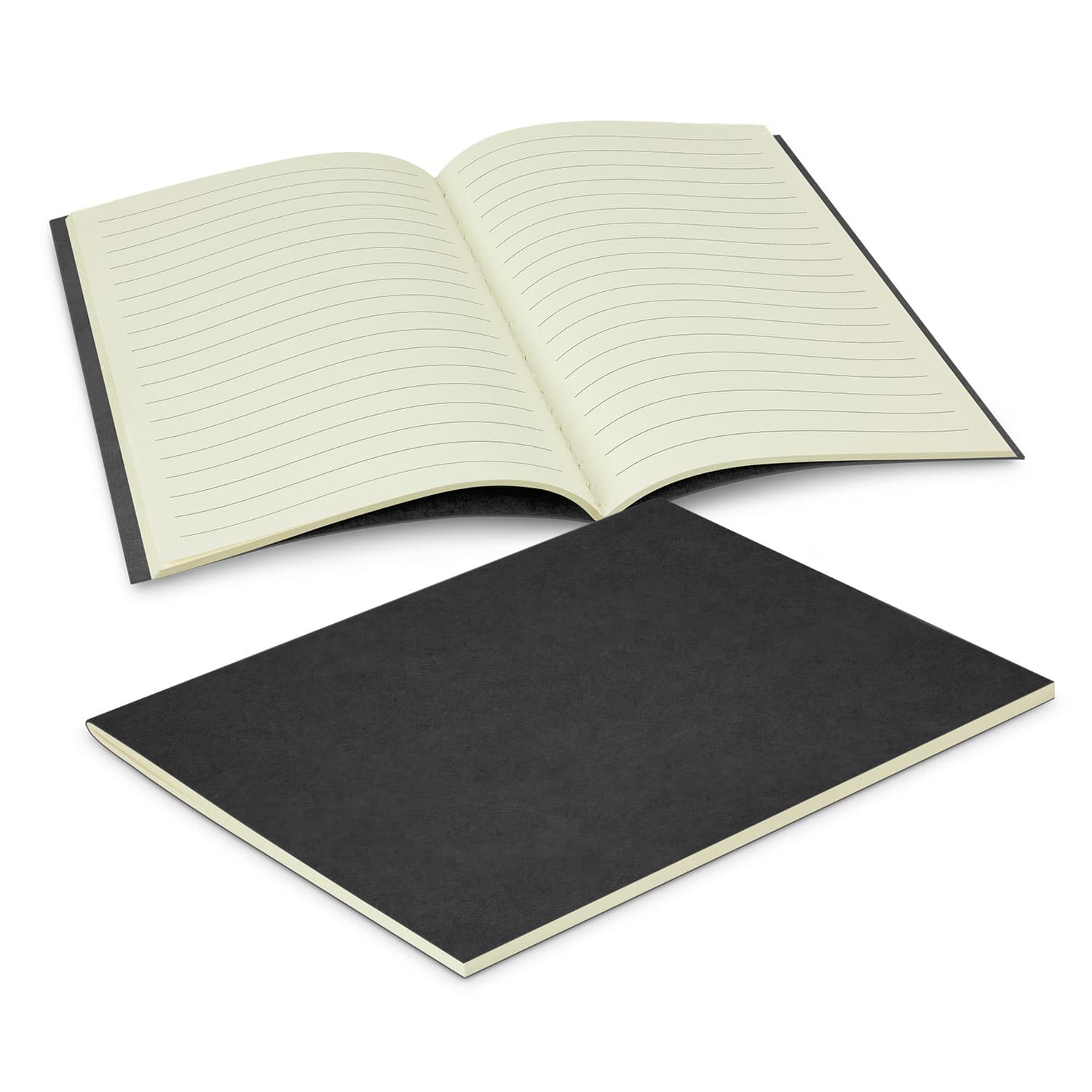Kora Notebook - Small · Black · front
