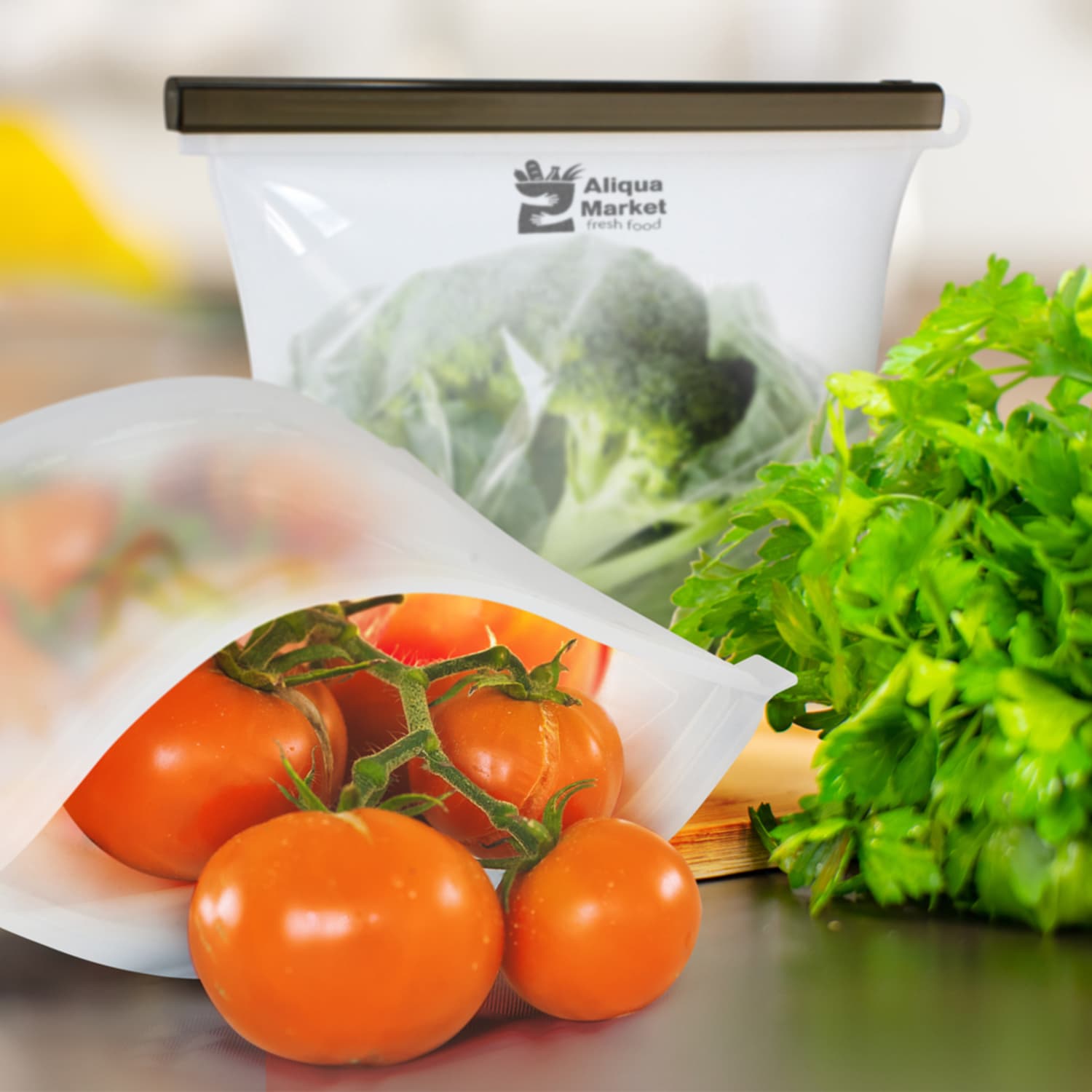 Silicone Reusable Storage Pouch · Product view