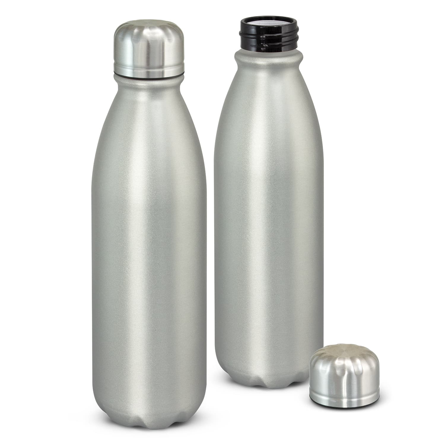 Mirage Aluminium Bottle 750ml · Silver (Matte) · colour reference