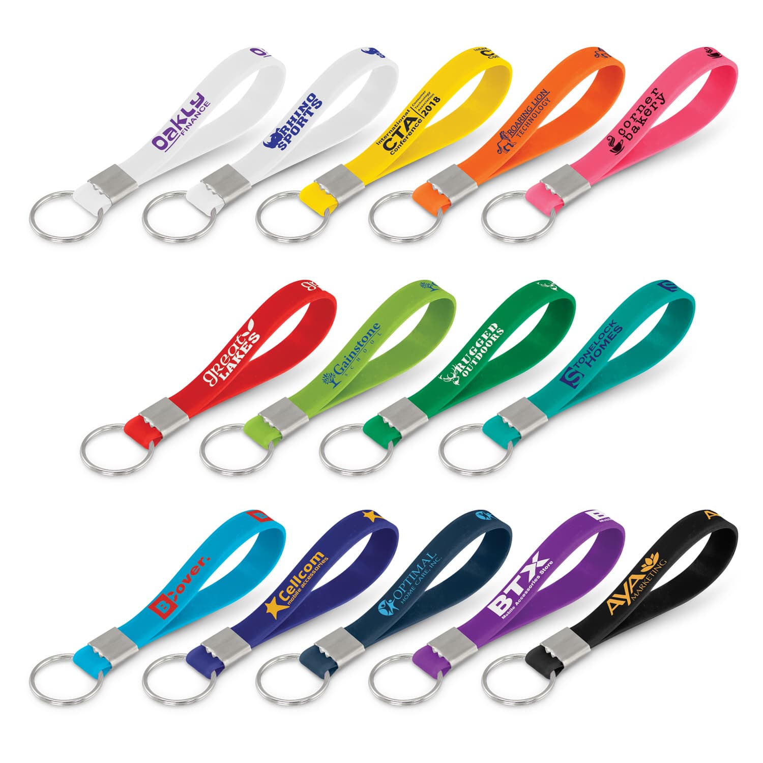 Silicone Key Ring · Product view