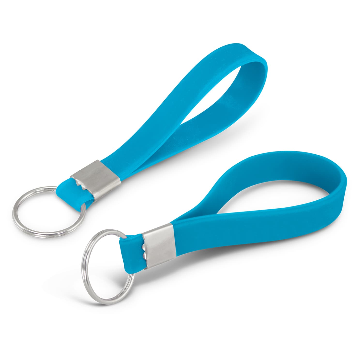 Silicone Key Ring - Debossed · Product view
