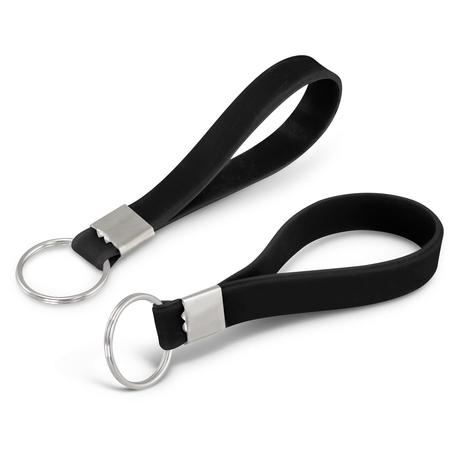 Silicone Key Ring - Debossed · Product view