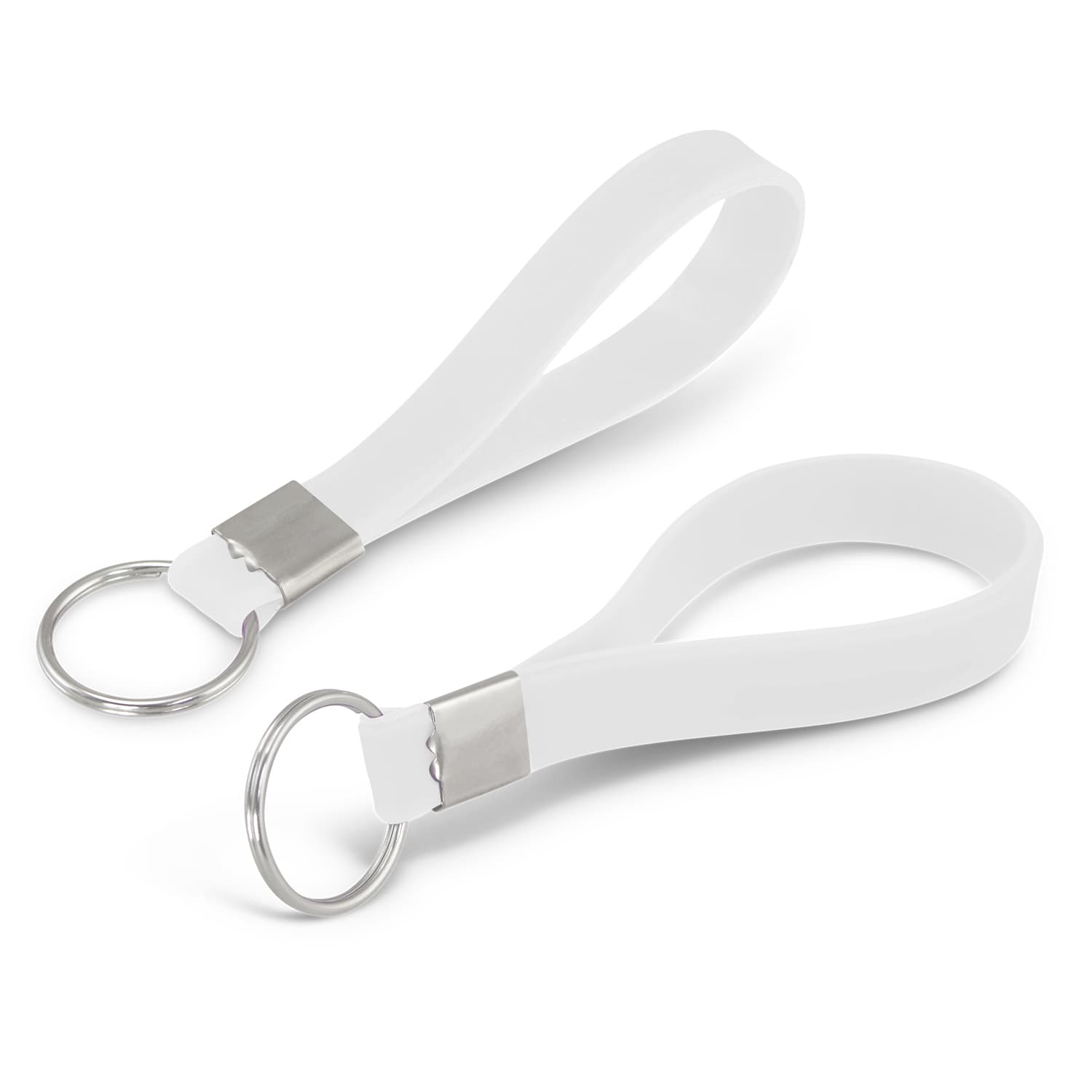 Silicone Key Ring - Debossed · Product view