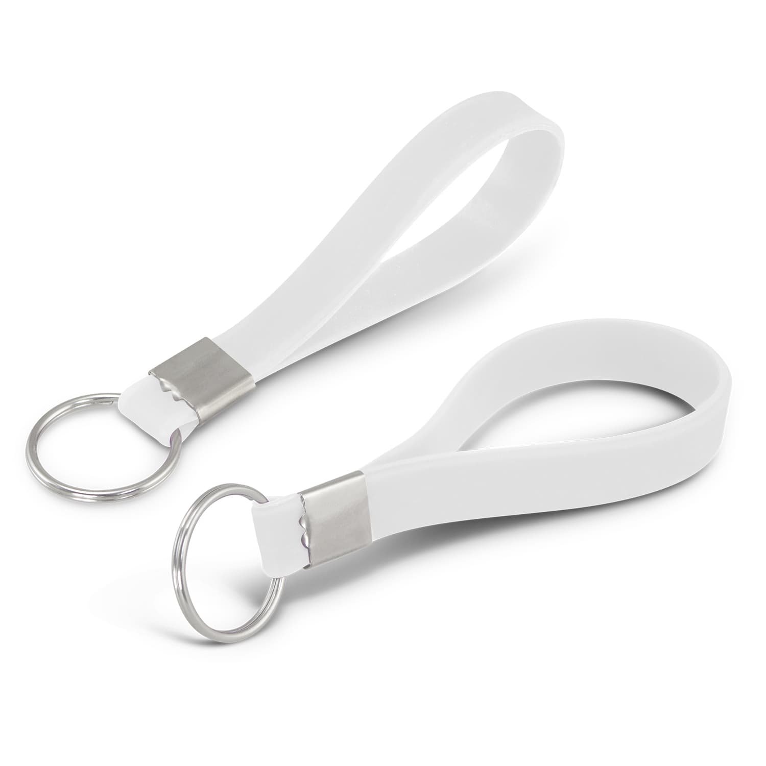 Silicone Key Ring - Debossed · Product view