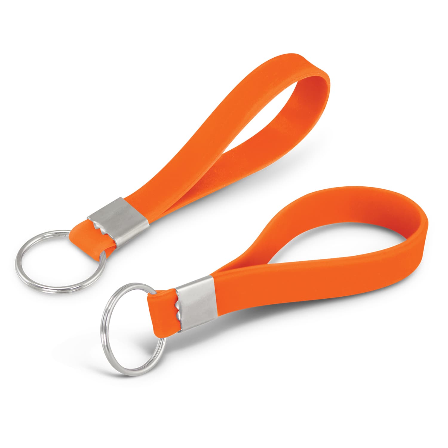 Silicone Key Ring - Debossed · Product view