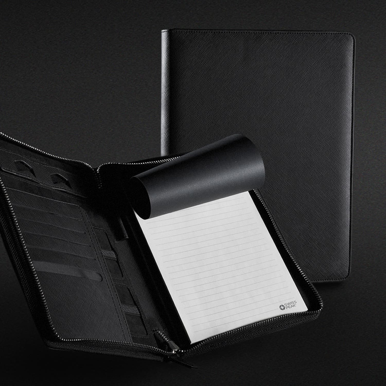 Swiss Peak Heritage A5 Portfolio with Zipper · Product view