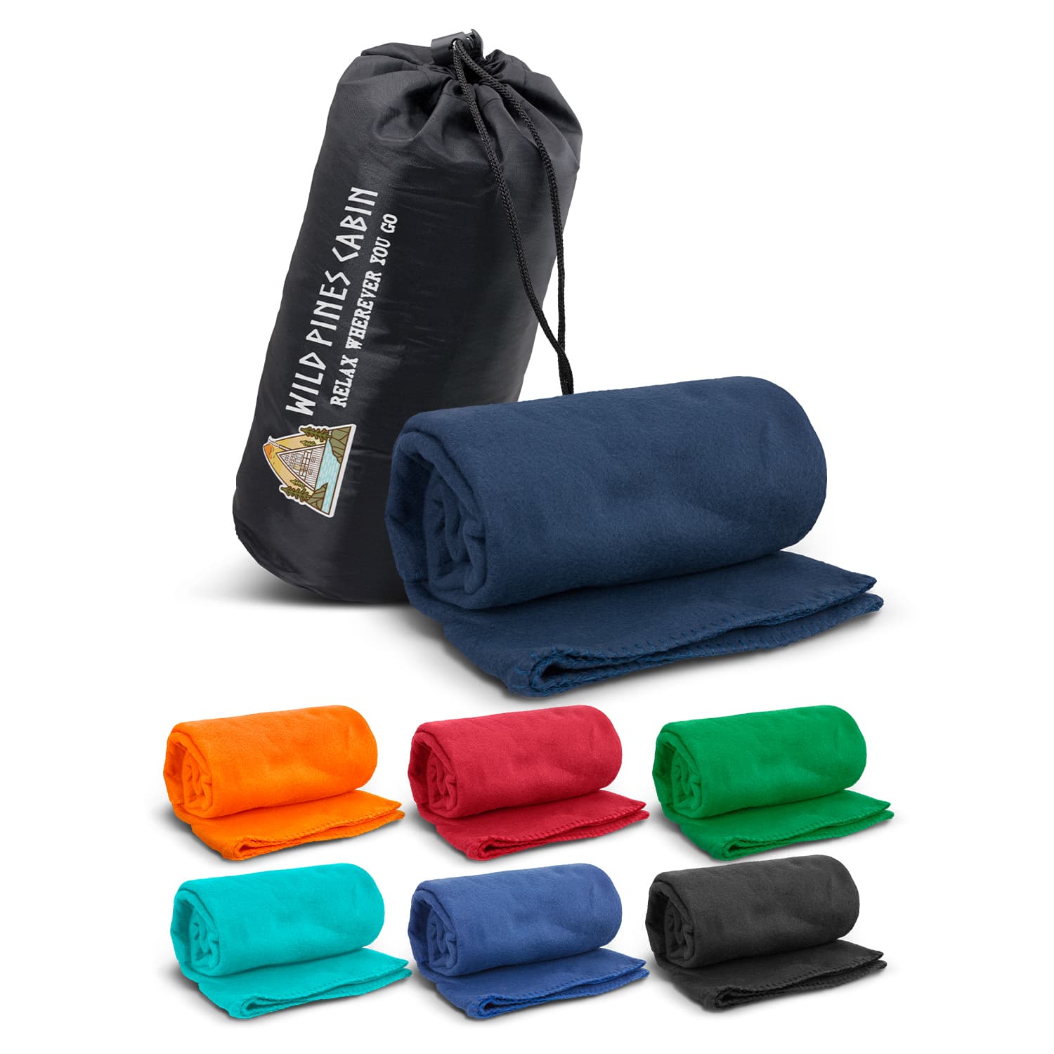 Glasgow Fleece Blanket in Carry Bag · Product view