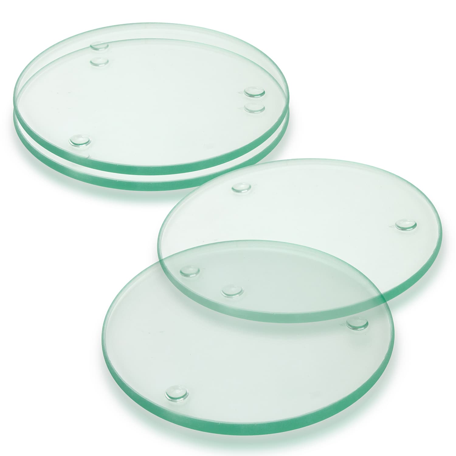 Venice Glass Coaster - Set of 4 - Round - Full Colour · Product view